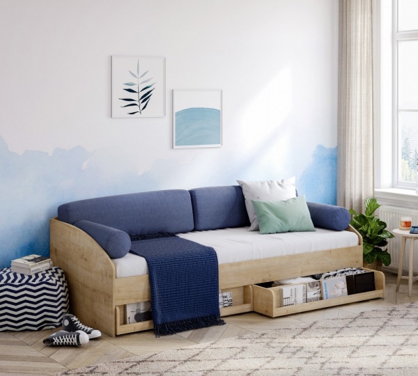 Подушки для диван-кровати (синие) Cilek