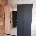 Четырехдверный шкаф Black Cilek - фото в интерьере