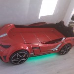 Кровать машина GTE, красный Cilek - фото в интерьере