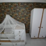 Детская кроватка трансформер Natura Baby, L Cilek - фото в интерьере