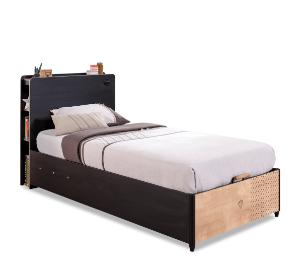 Кровать с подъемным механизмом Black Cilek
