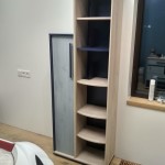 Книжный шкаф с полкой для хранения Trio Cilek - фото в интерьере