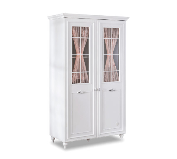 Двухдверный шкаф с окном Romantica Cilek