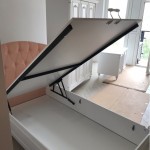 Кровать с подъемным механизмом Romantic Cilek - фото в интерьере