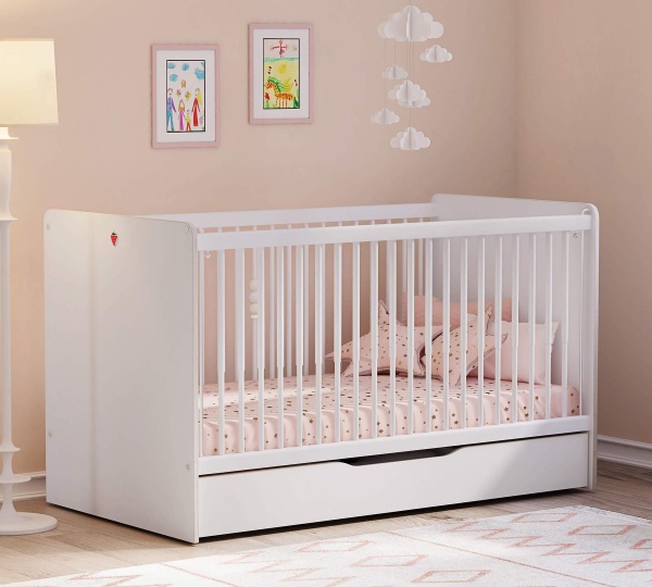 Ящик для кровати Montes Baby White (70x140 Cm) Cilek